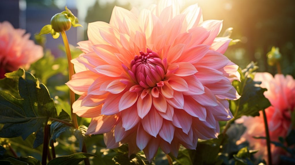 Dahlia is the twin of the Peony