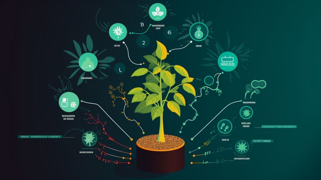 Sticker Plant Identification: Sticker Weed Identification Guide 5 Lifecycle of a sticker weed plant.