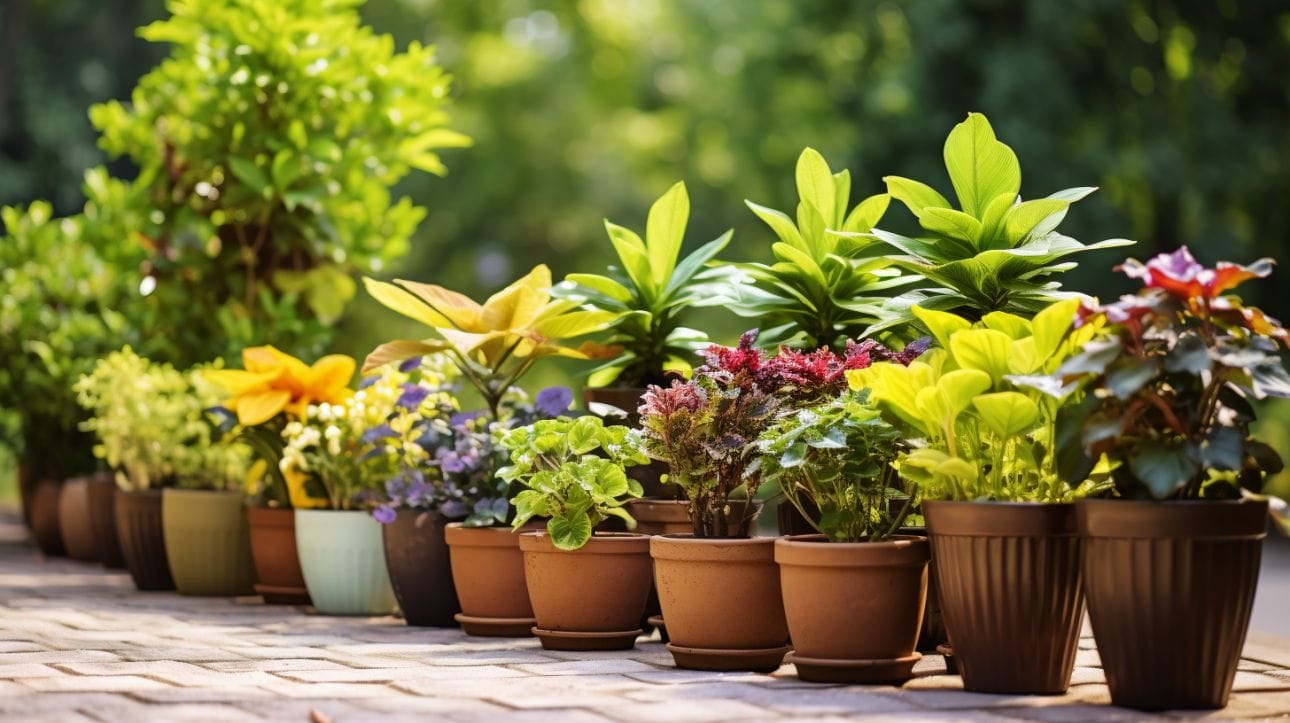 various types of wind tolerant plants for pots