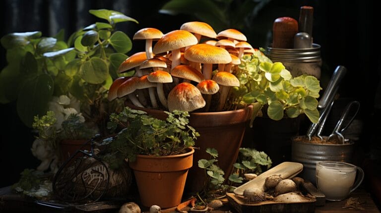 White Mushroom Growing in Potted Plant: Know how to Get Rid of Them in 2024