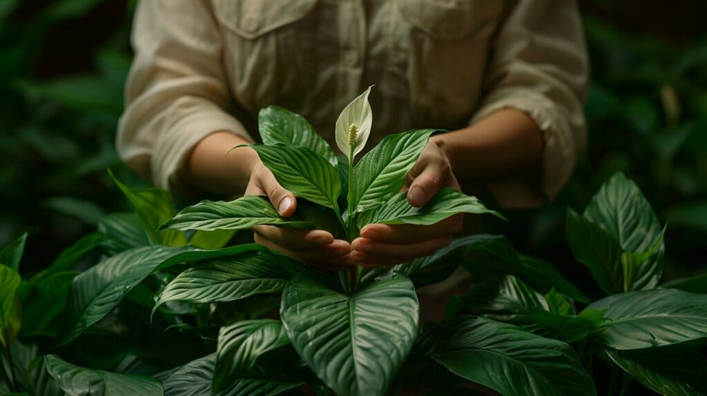 Indoor Peace Lily care